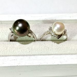 【Pt900ジュエリーリングまとめ】プラチナ900・パール・メレダイヤモンド・貴金属・アクセサリー